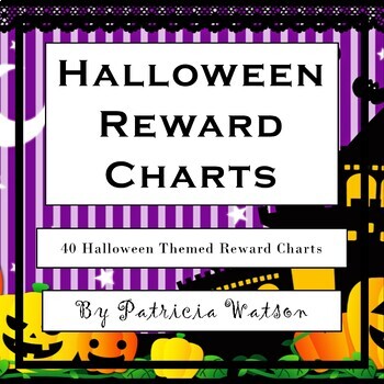 Preview of Halloween Reward Charts