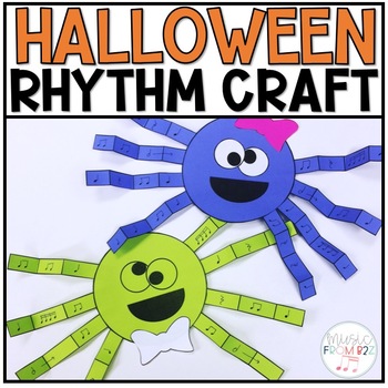 Preview of Halloween Rhythm Craft-Spider