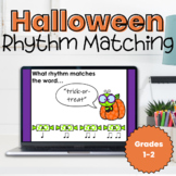 Rhythm Matching Halloween Activity - Ear Training for Elem
