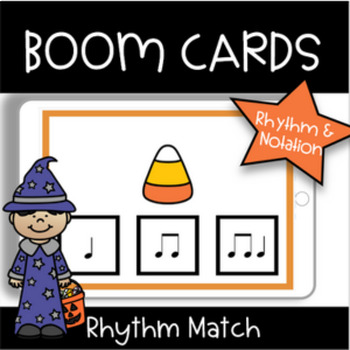 Preview of Halloween Rhythm Music Game - Music Boom Cards