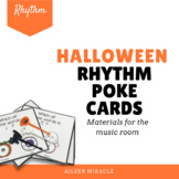Halloween Rhythm Poke Cards