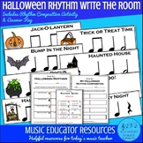 Halloween Rhythm |  Write the Room Scavenger Hunt Game