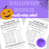 Halloween Riddles Puzzles