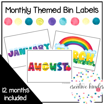 Preview of Monthly Bin Labels