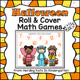 Halloween Math Roll and Cover Games