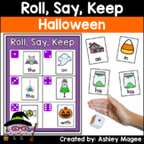 Halloween Roll, Say, Keep with First 300 Fry Sight Words G