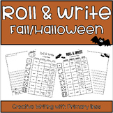 Halloween Roll & Write Creative Writing