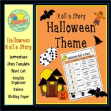 Halloween Roll a Story - Story Prompts, Graphic Organizers