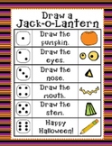 Halloween Roll and Draw a Jack-o-Lantern (2 games in 1)