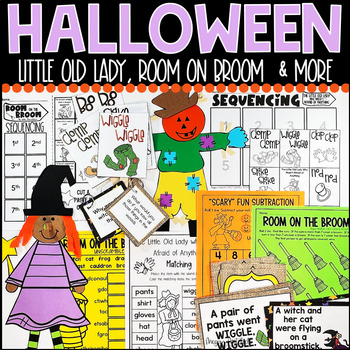 Preview of Halloween Room on the Broom & Bundle