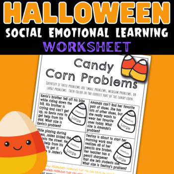 Preview of Halloween SEL Activity - Candy Corn Problems