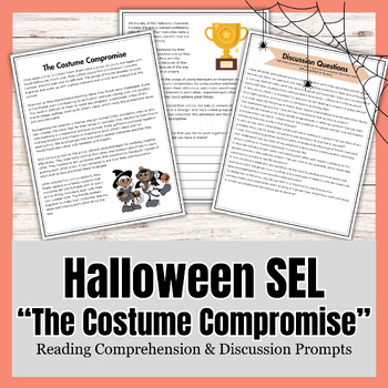 Preview of Halloween SEL Activity: The Costume Compromise - Reading and Discussion