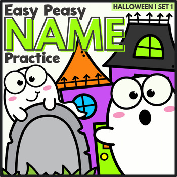 Preview of Name Activities for Halloween in PreK, Kindergarten, Preschool