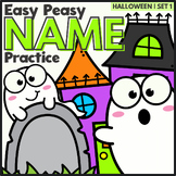 Name Activities for Halloween in PreK, Kindergarten, Preschool