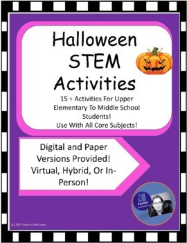 Preview of Halloween STEM Activities Resource Packet