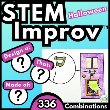 Preview of Halloween STEM Activity - STEM Improv - Low Prep Sub Plans or STEM Centers