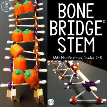 Preview of Halloween STEM Activity - Bone Bridge® - Halloween STEM Challenge