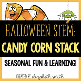 Halloween STEM Challenge Activity Candy Corn Stack
