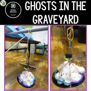 Preview of Halloween STEM Activity - Ghosts in the Graveyard - Halloween STEM Challenge