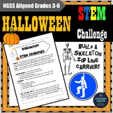 Halloween Activity Science STEM Challenge NGSS Worksheet