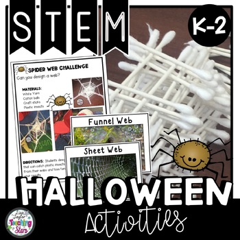 Preview of Halloween STEM Challenges K-2