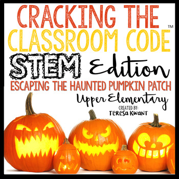 Preview of Halloween STEM Escape Room  Upper Elementary | Class Activity 