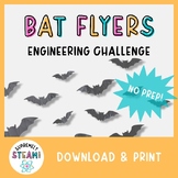 Halloween STEM / STEAM Activity - Paper Bat Flyers Enginee