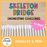 Halloween STEM / STEAM Activity - Skeleton Bridge Engineer