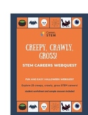 Halloween STEM Webquest & Poster Set w online activities (