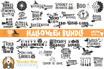 Download Halloween Svg And Clipart Bundle For Cricut And Silhouette Halloween Svg Files