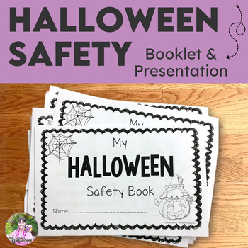 Preview of Halloween Safety Coloring Book and Animated Presentation
