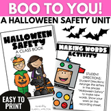 Halloween Safety Reading Activities and Printables