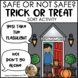 Halloween Safety Sort - Trick or Treat - Kindergarten & 1st