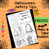 Halloween Safety Tips "FREEBIE" Make and Take Booklet "Tri