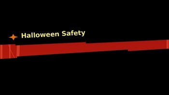 Preview of Halloween Safety Tips grade 1-8