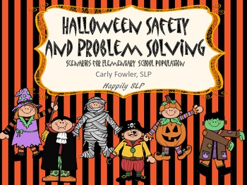 Preview of Halloween Safety and Problem Solving: Scenarios Elementary