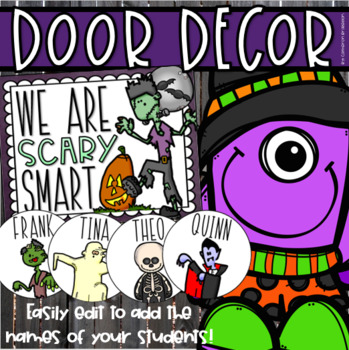 8.5 X 11 Halloween Door Art Print the Nightmare Before 