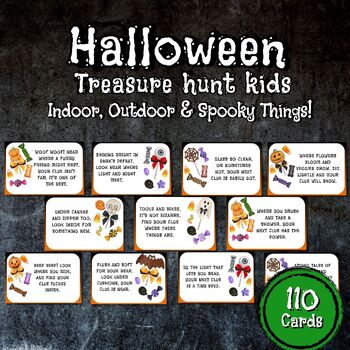Halloween Scavenger Hunt for Kids by The Game Room Party Games | TPT