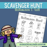 Halloween Scavenger Hunt | Fall Fun Activity for Classes a
