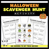 Halloween Scavenger Hunt Activity - Indoor Movement Activity