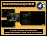 Halloween Scavenger Hunt - Google Slide only