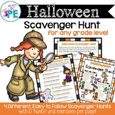 Halloween Scavenger Hunt - Perfect for Brain Breaks & P.E.