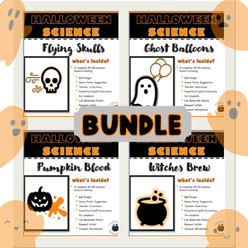 Preview of Halloween Science Activities Bundle