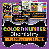 Halloween Science Activities - Chemistry Color by Number B