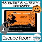 Halloween Science Activity Digital Escape Room Scientific 