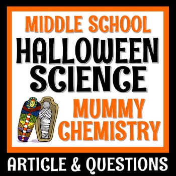 Preview of Halloween Science Reading Passage How Mummies Were Made