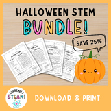 Halloween Science Bundle - Includes 5 Engaging STEM / STEA