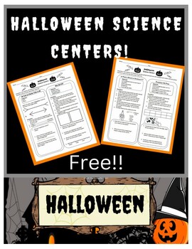 Preview of Halloween Science Centers