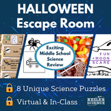 Halloween Science Escape Room - Middle School Activities