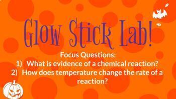 Preview of Halloween Science Experiment | Glow Stick Lab